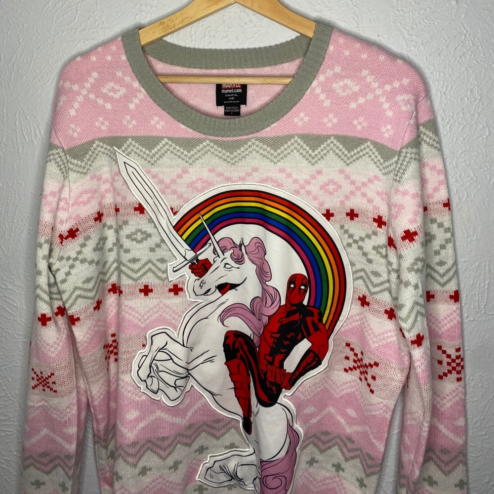 Deadpool Christmas sweater ugly sweater